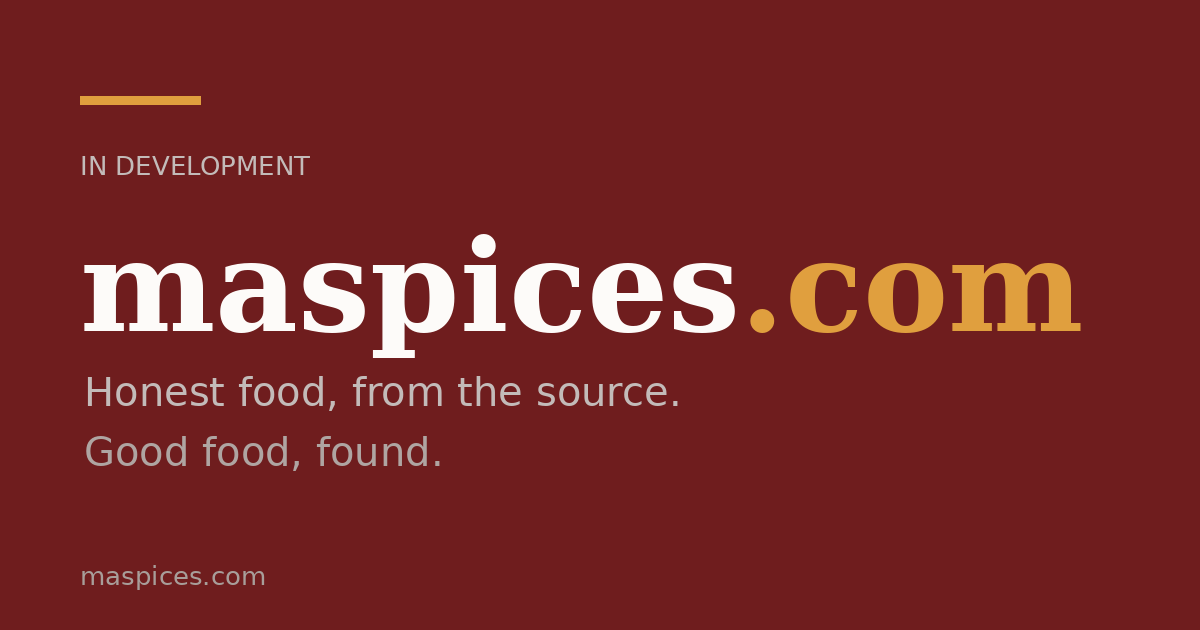 Link preview image for maspices.com